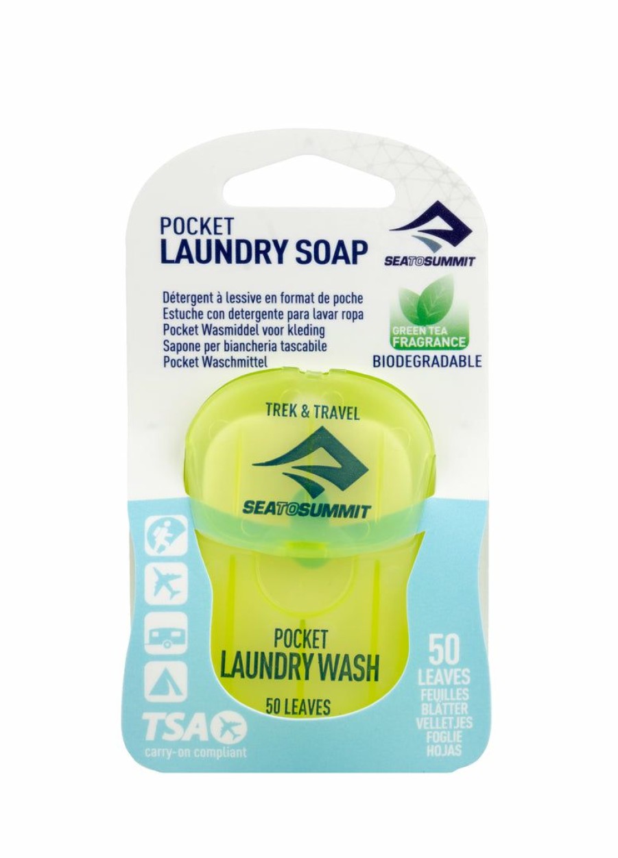 Personal Care + Insect Repellents * | Personal Care + Insect Repellents Sea To Summit Trek & Travel Pocket Laundry Wash 50 Leaf