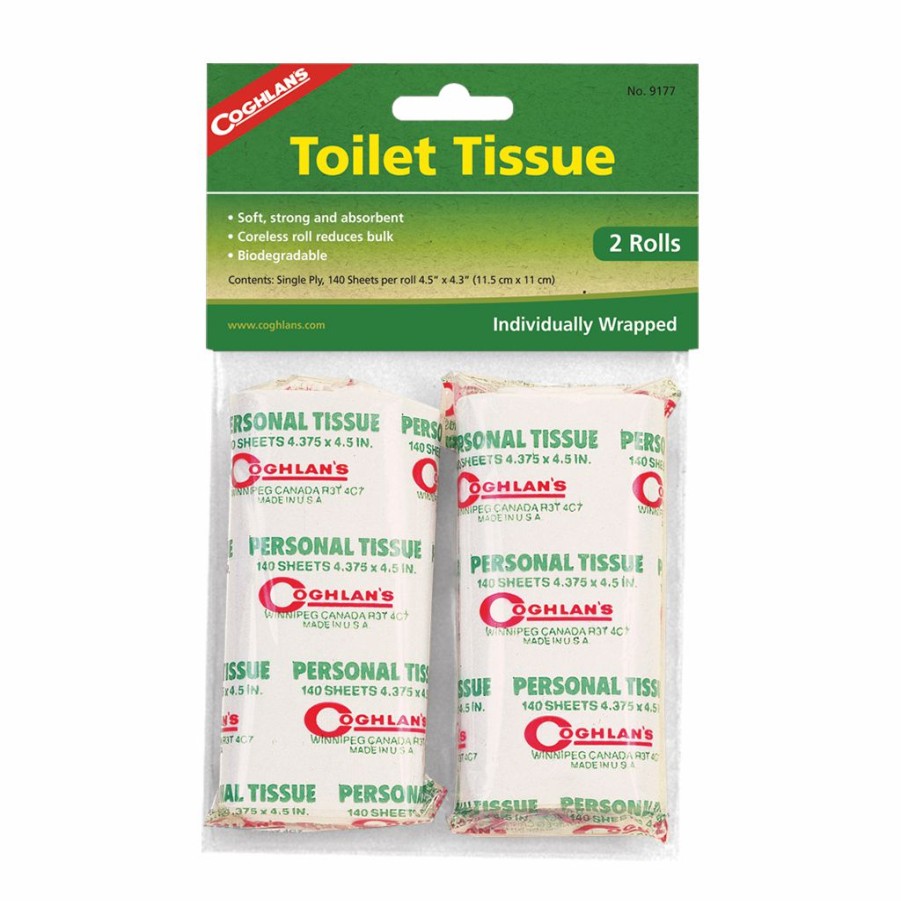 Personal Care + Insect Repellents * | Personal Care + Insect Repellents Coghlan'S Toilet Tissue 2 Pack